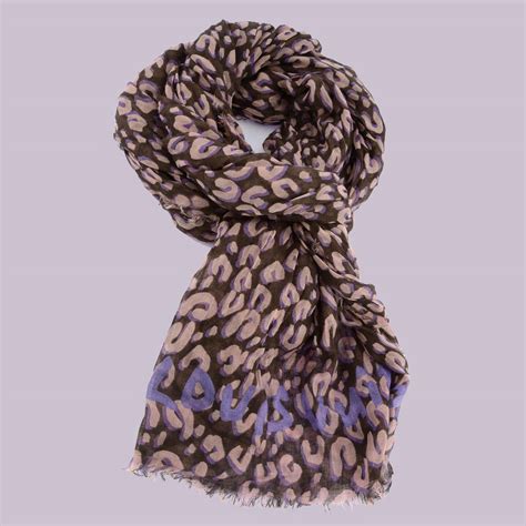 louis vuitton burgundy leopard knit|Scarves for Women Luxury Collection .